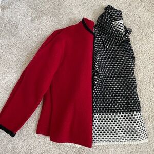 Bundle of 2 Wool Cardigan Jackets Talbots & Skovhuus